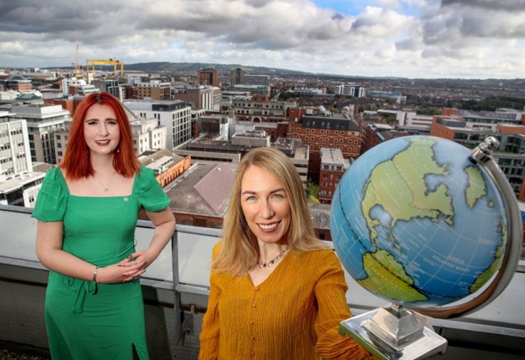 Launching the programme (l to r) is Natasha Johnston, Tourism Ireland and Eimear Callaghan, Tourism NI.